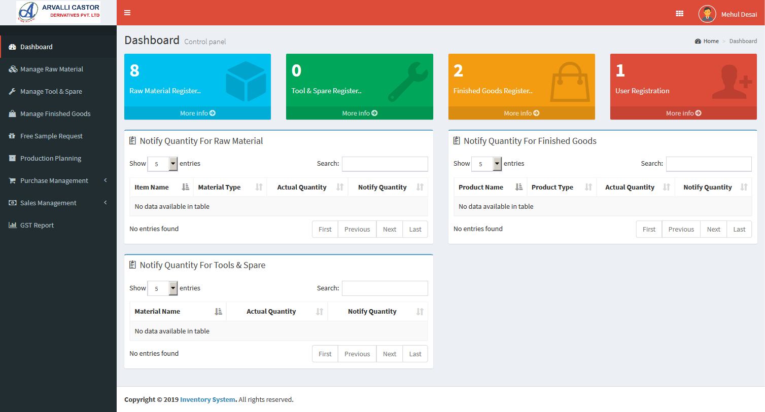 Inventory Management System